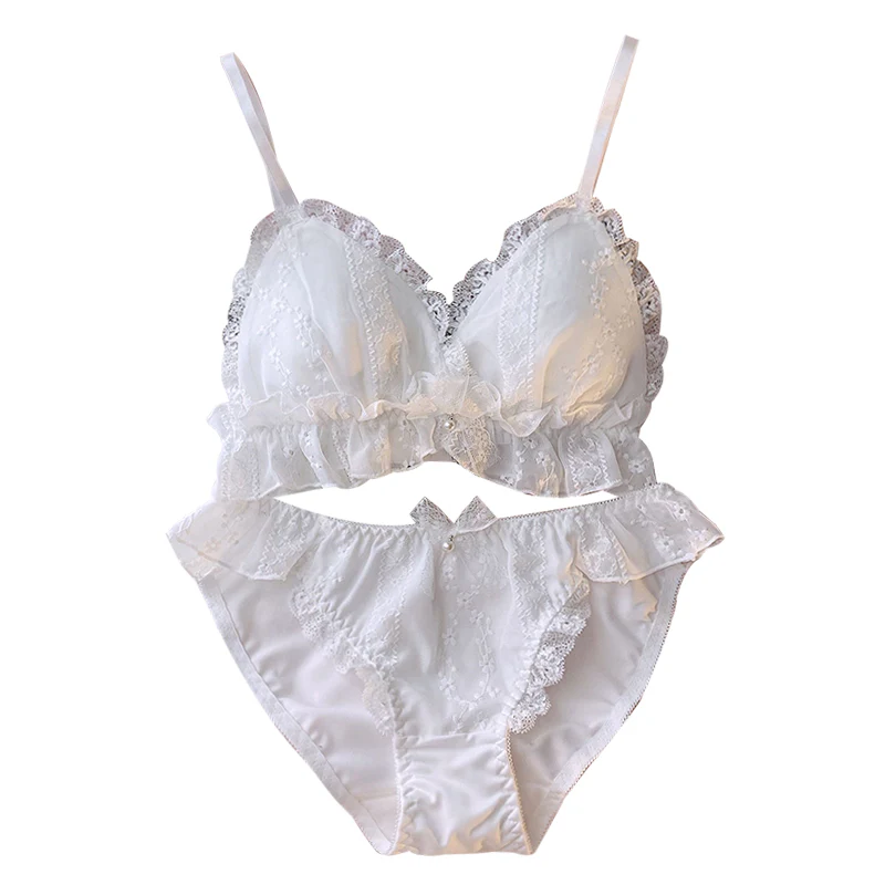 Fairy White Bra Set   HA0672 - Image 6