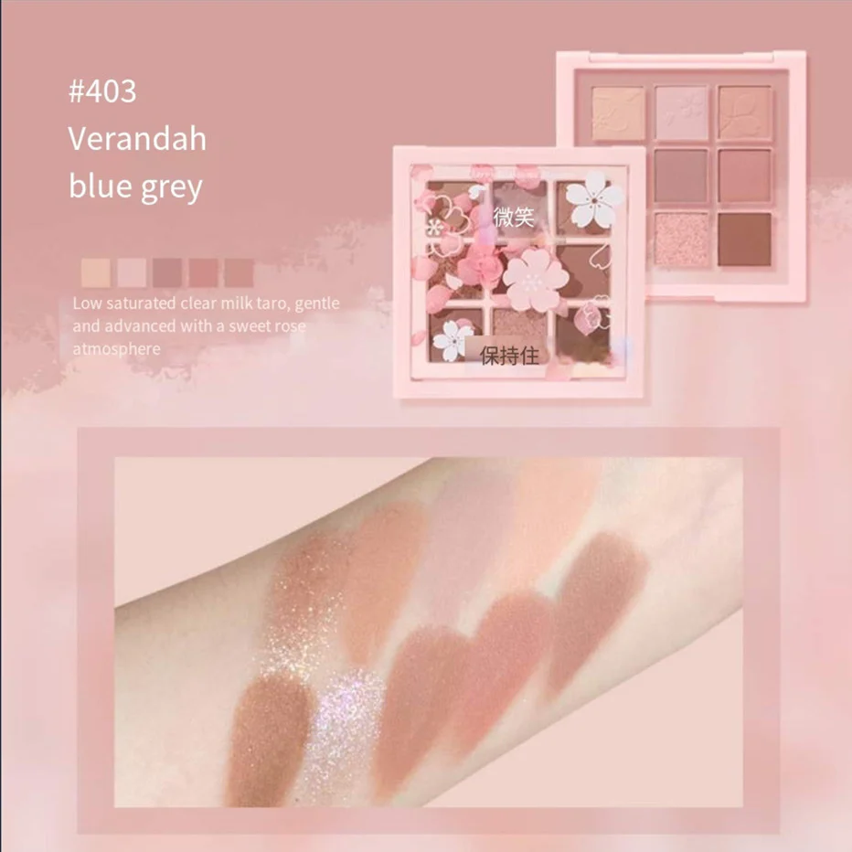 Falling Cherry Blossom Eyeshadow Palette    HA0446 - Image 5