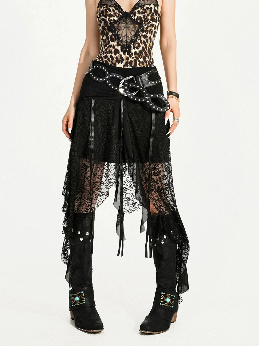 Fashionable Leopard Lace Set HA29711 - Image 3
