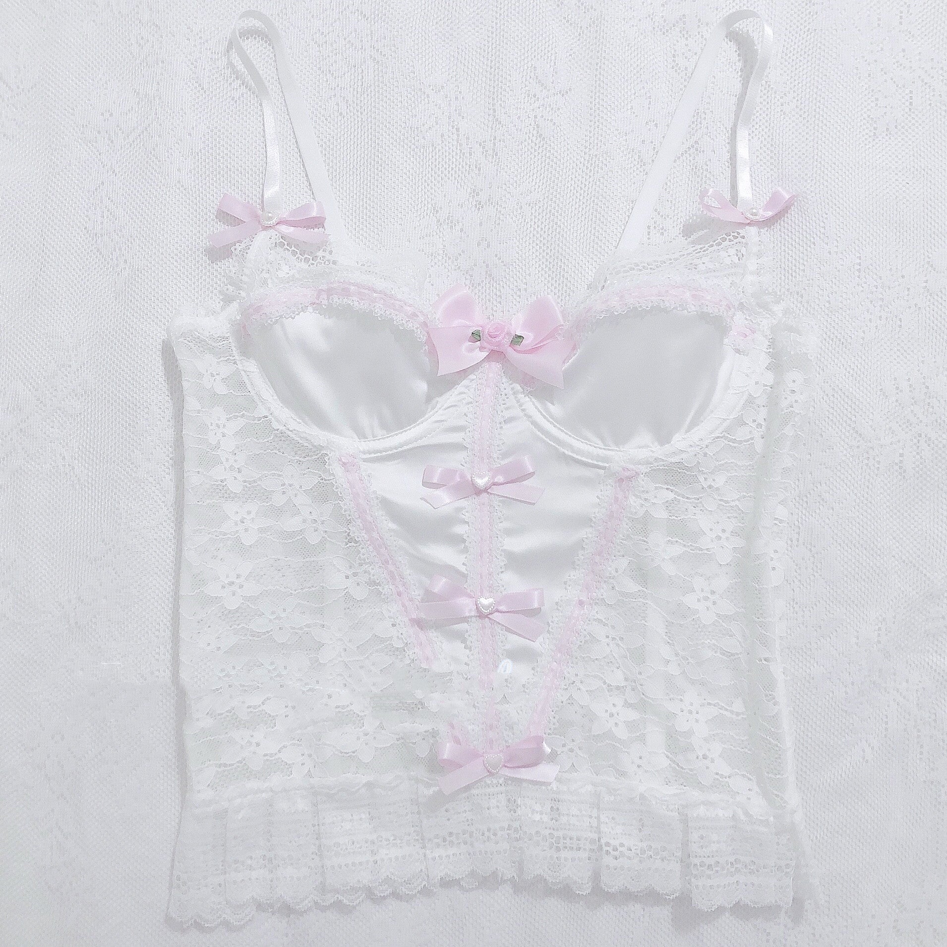 Fishbone lace corset HA0990 - Image 2