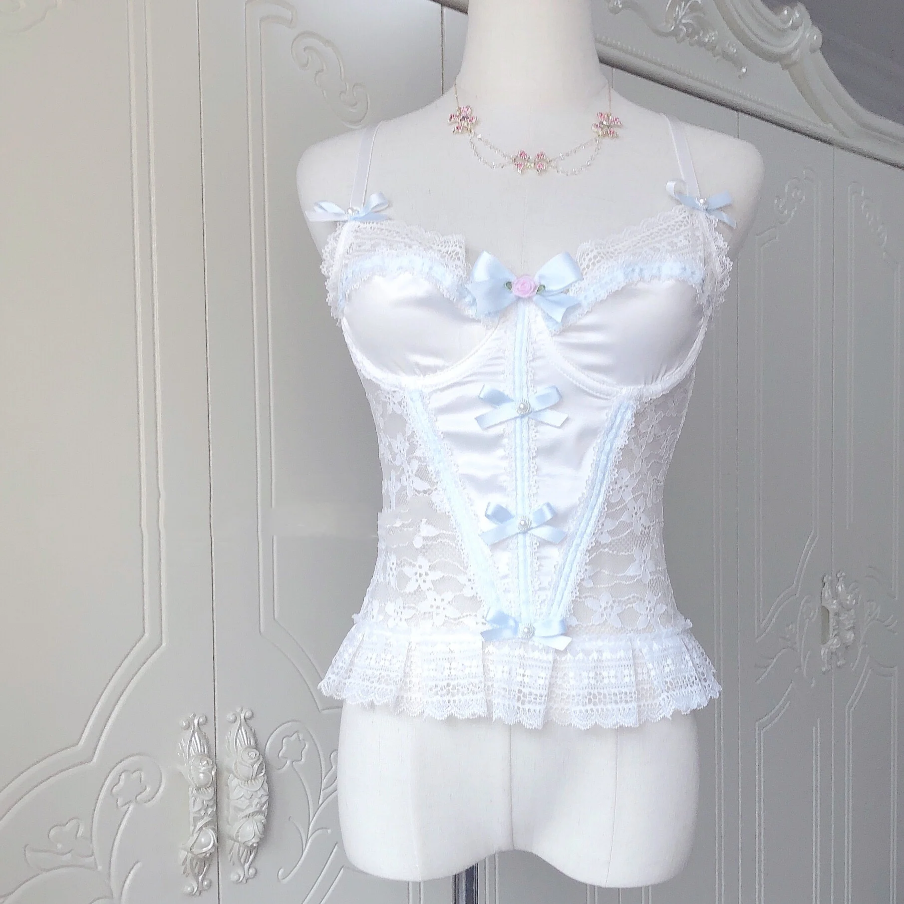Fishbone lace corset HA0990 - Image 3