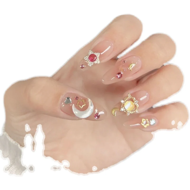 Flash cute girly removable nails   HA0793 - Image 3