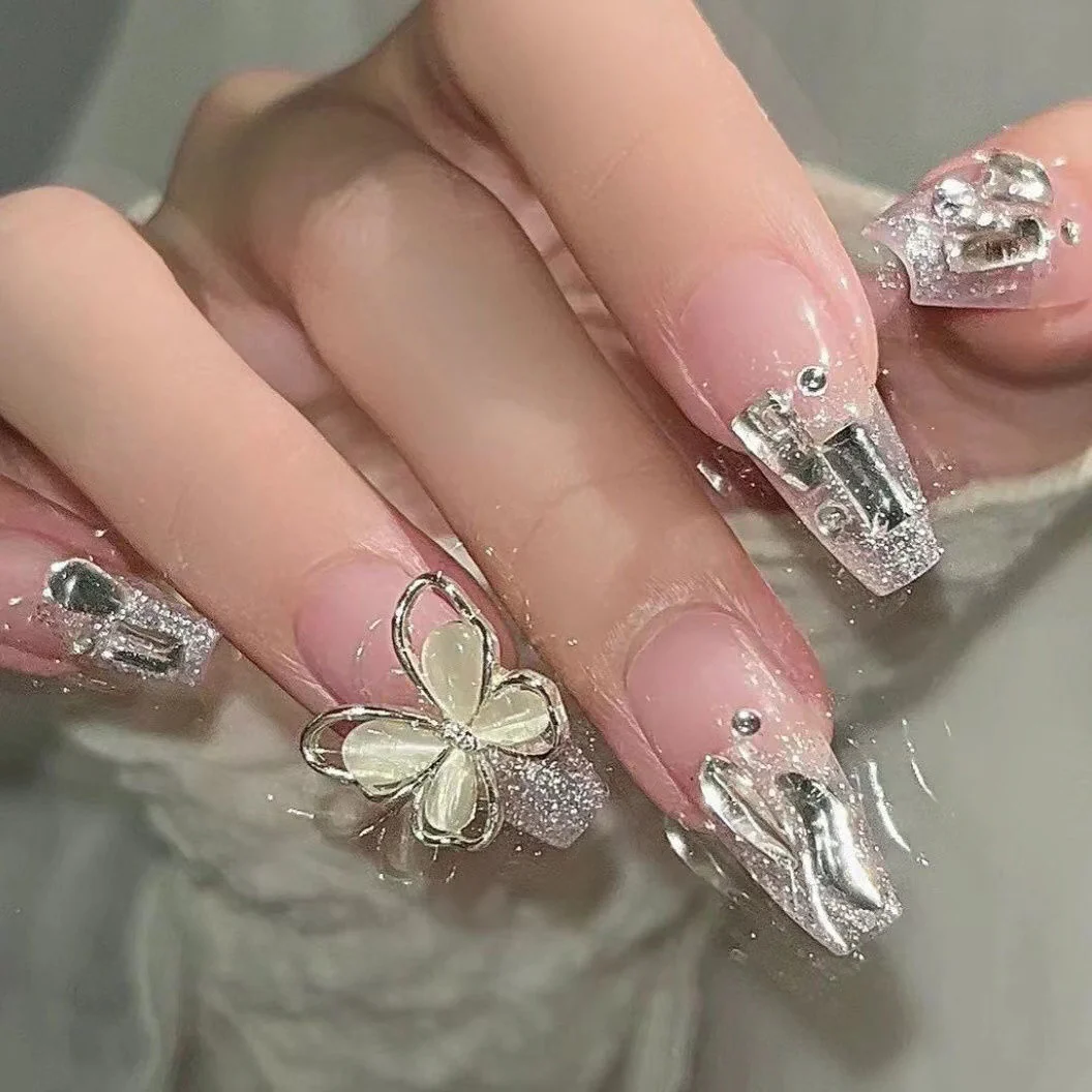 Flash Diamond Butterfly Nail Art   HA1196 - Image 4