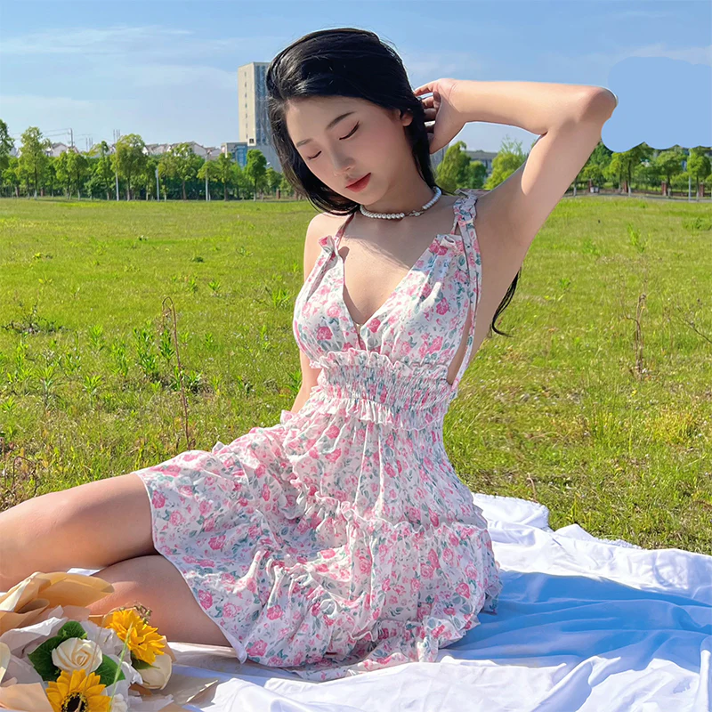 Floral Cake Dress HA0899 - Image 2