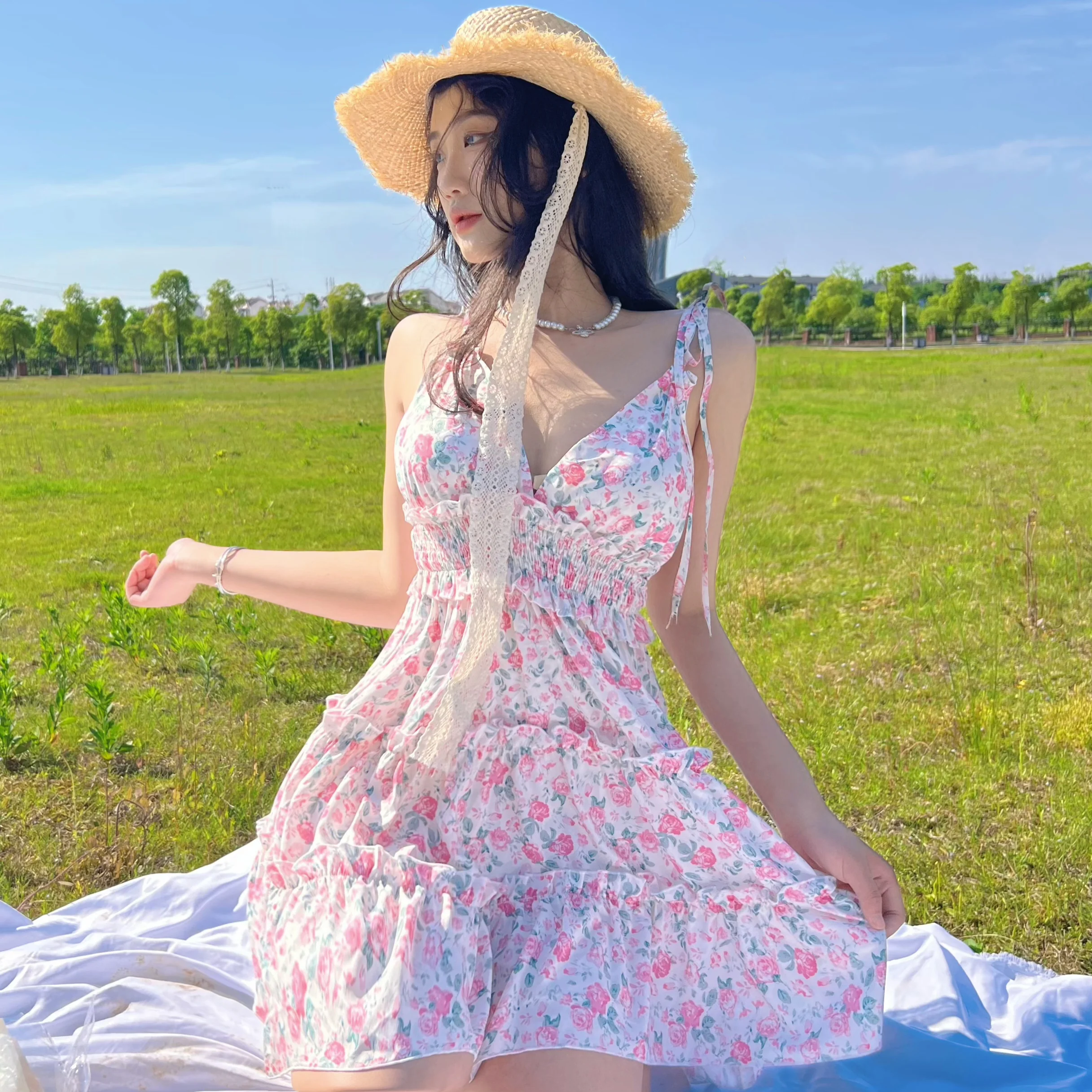 Floral Cake Dress HA0899 - Image 4