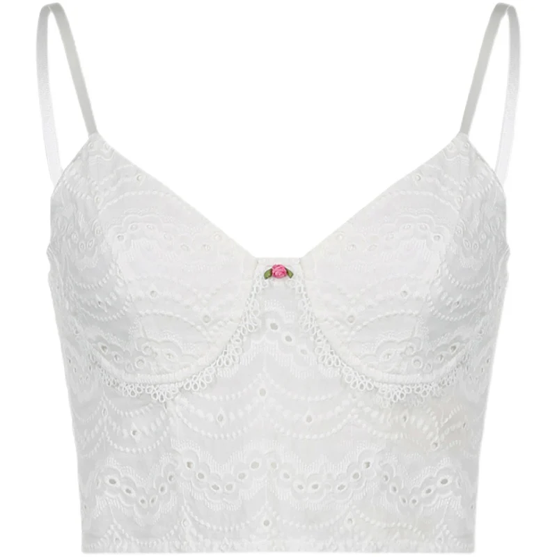 Floral Panel V-Neck Camisole   HA0688 - Image 5