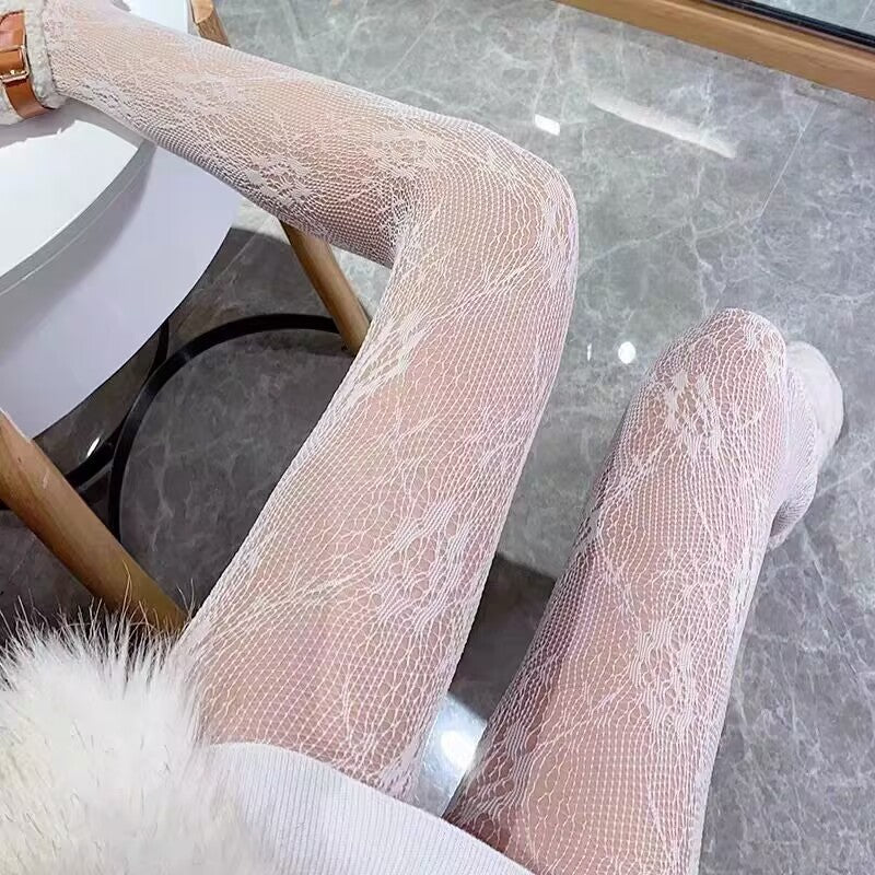 Floral pantyhose   HA1595 - Image 2