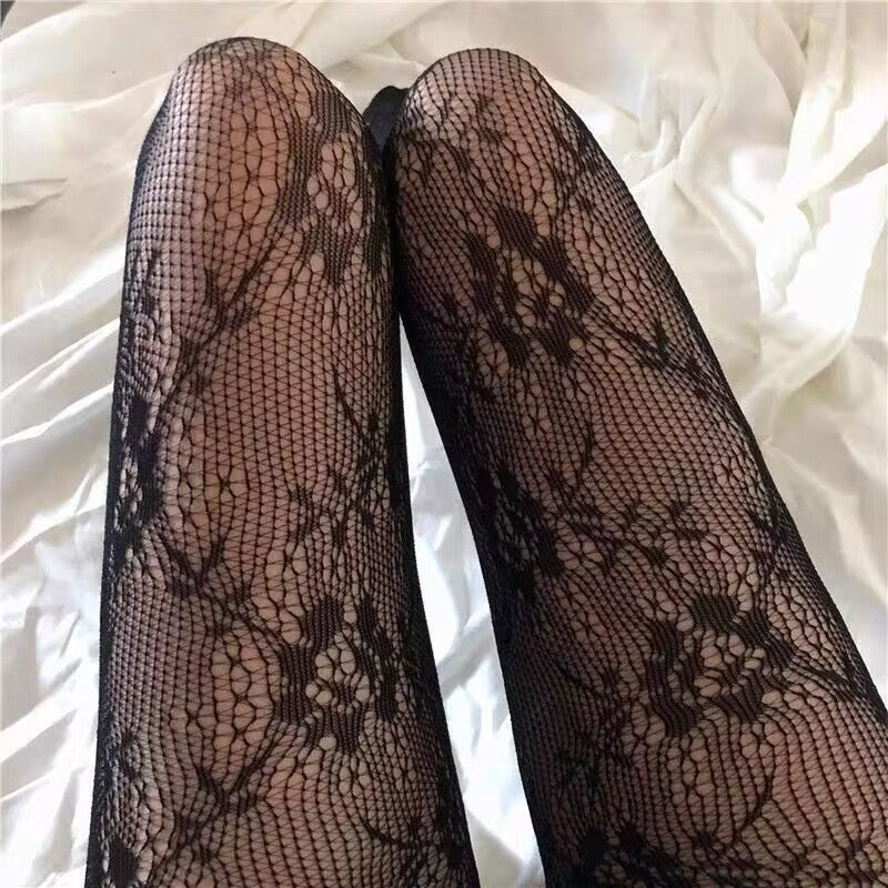 Floral pantyhose   HA1595 - Image 4