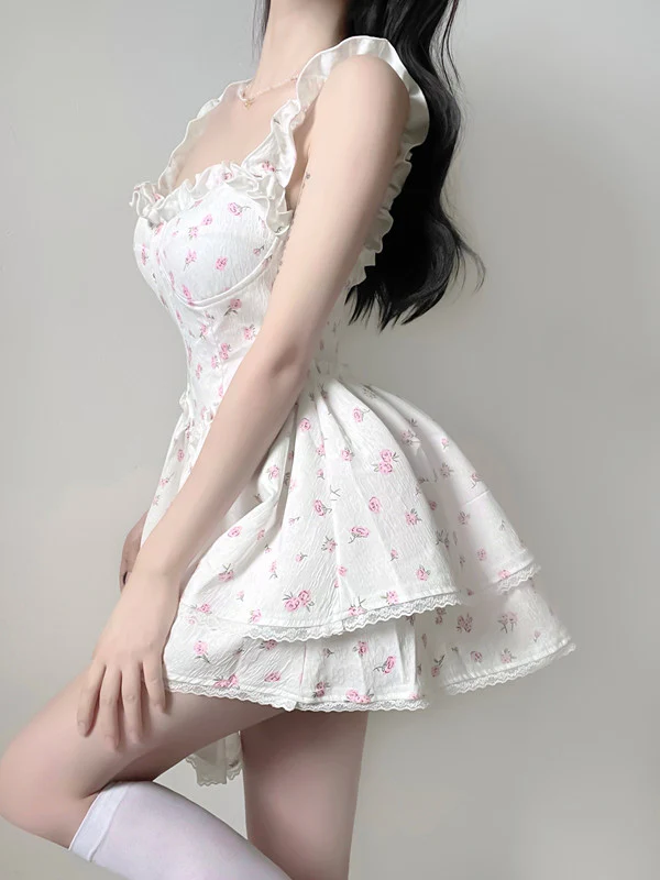 Floral Princess Dress HA0947 - Image 2