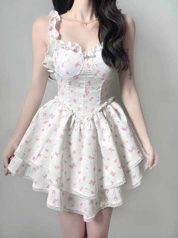 Floral Princess Dress HA0947 - Image 4