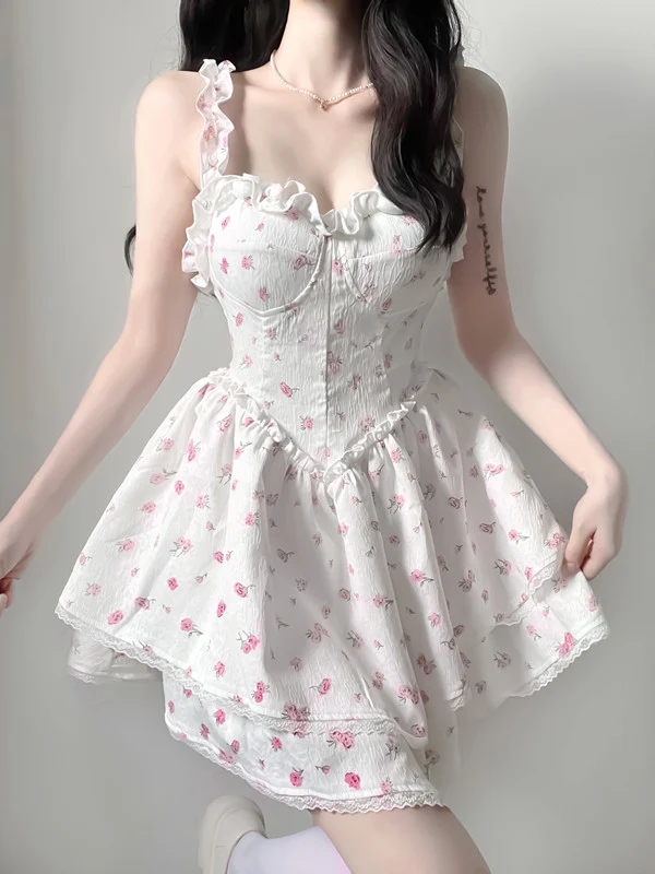 Floral Princess Dress HA0947 - Image 5