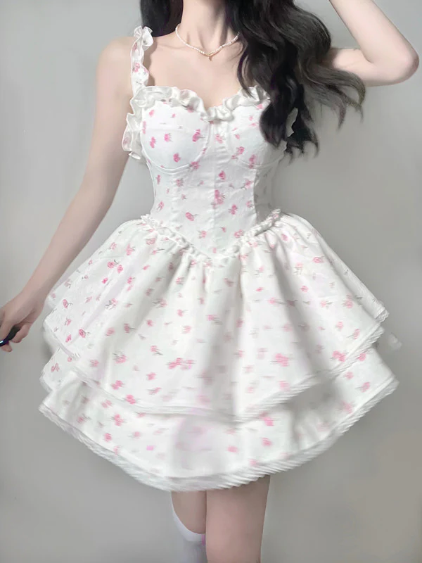 Floral Princess Dress HA0947 - Image 6