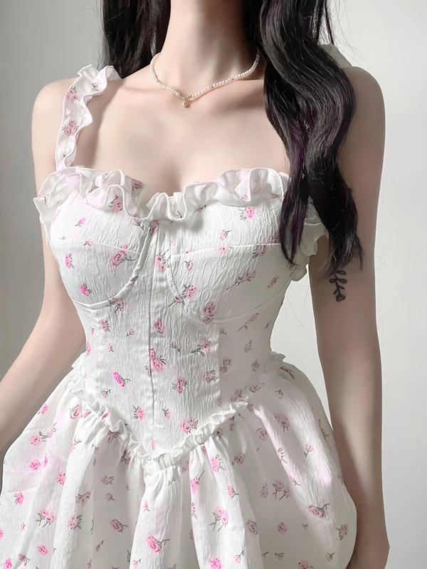 Floral Princess Dress HA0947 - Image 7