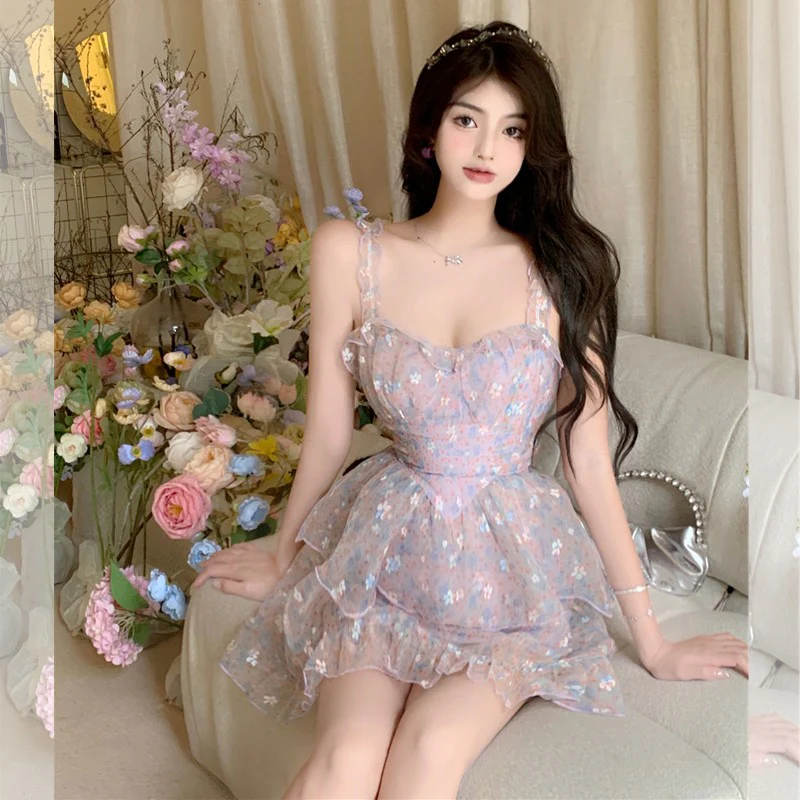 Floral Slip Dress HA1903 - Image 4