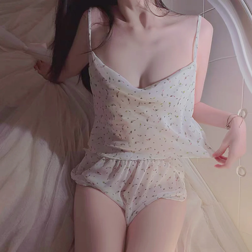 Floral suspender two-piece set HA2275 - Image 2