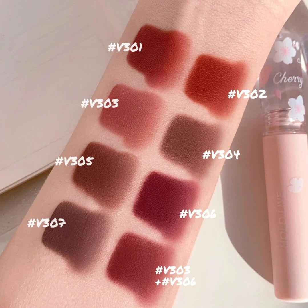 Flower Cherry Velvet Mist Lip Glaze  HA0449 - Image 4