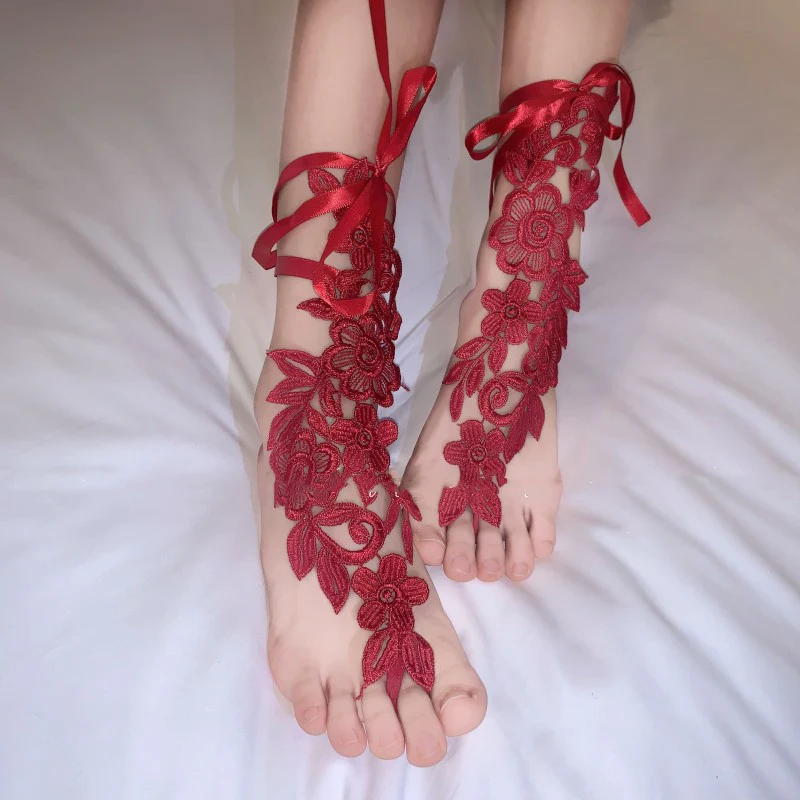 Foot Fetish Jewelry Socks   HA2076 - Image 3