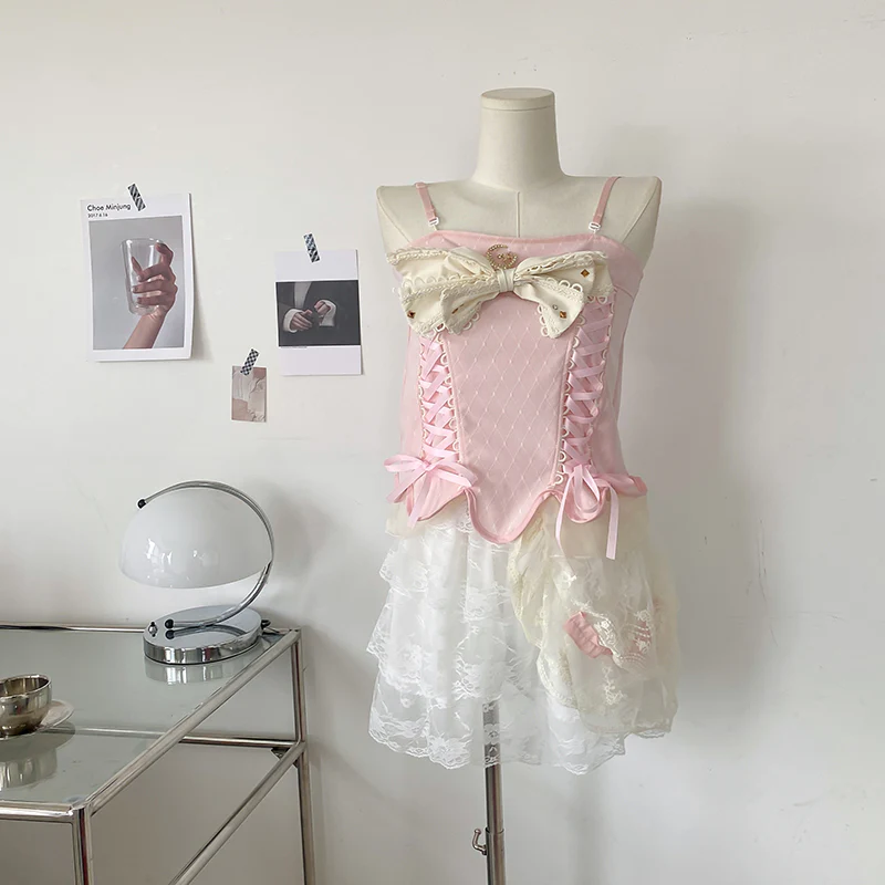 Cute Bow cake two-piece set HA0984 - Image 2