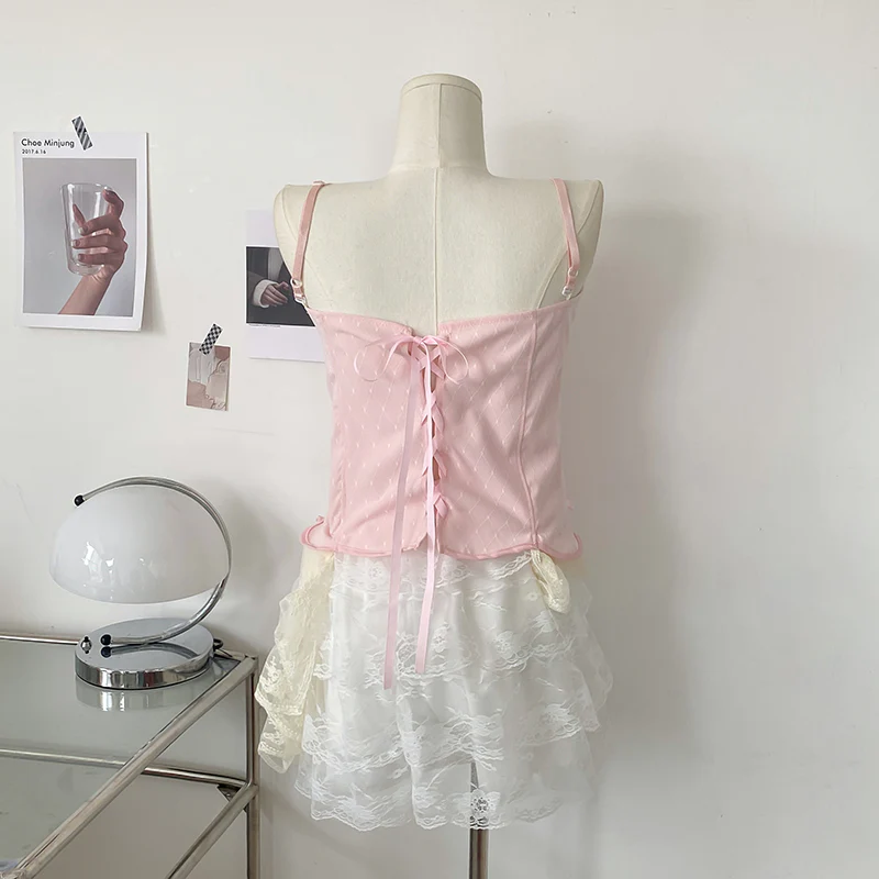 Cute Bow cake two-piece set HA0984 - Image 4