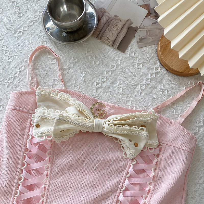 Cute Bow cake two-piece set HA0984 - Image 6