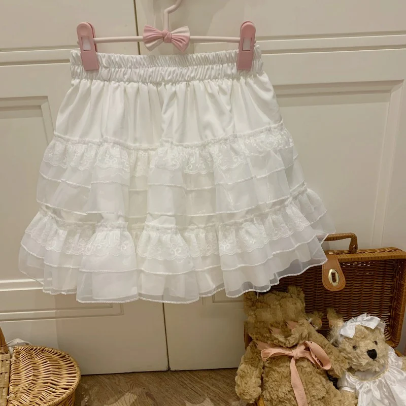 Gentle and Sweet Puffy Skirt   HA1845 - Image 3
