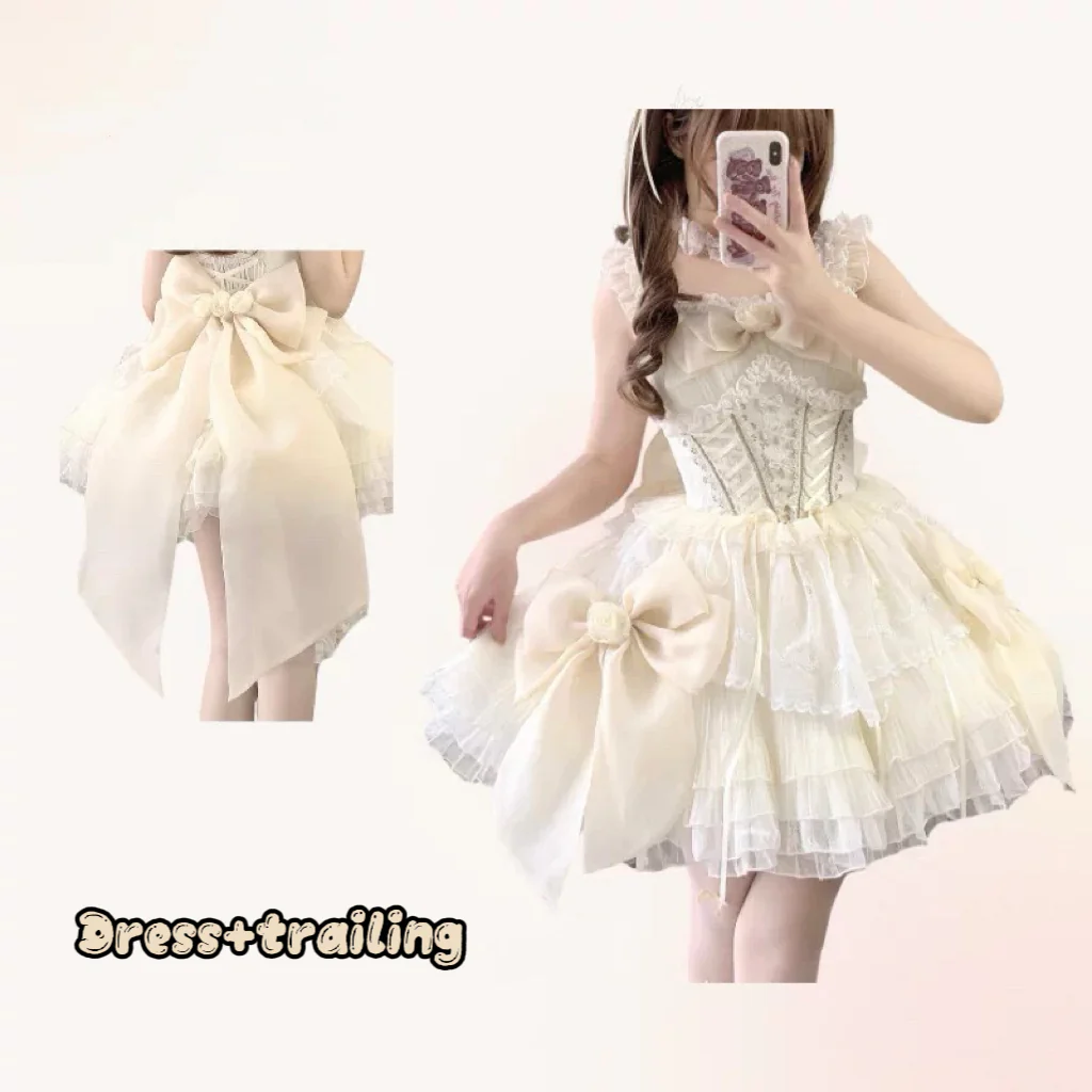 Gentle Beige Lolita Dress HA29729 - Image 7