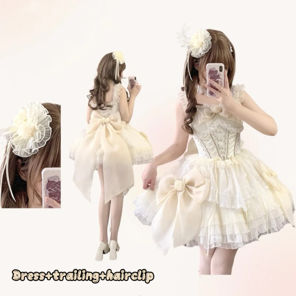 Gentle Beige Lolita Dress HA29729 - Image 8
