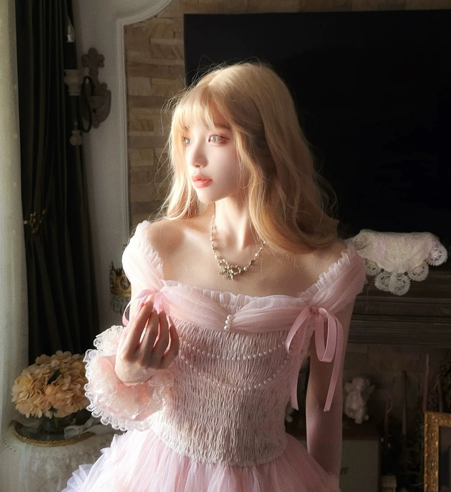 Gentle cake dress HA29749 - Image 3