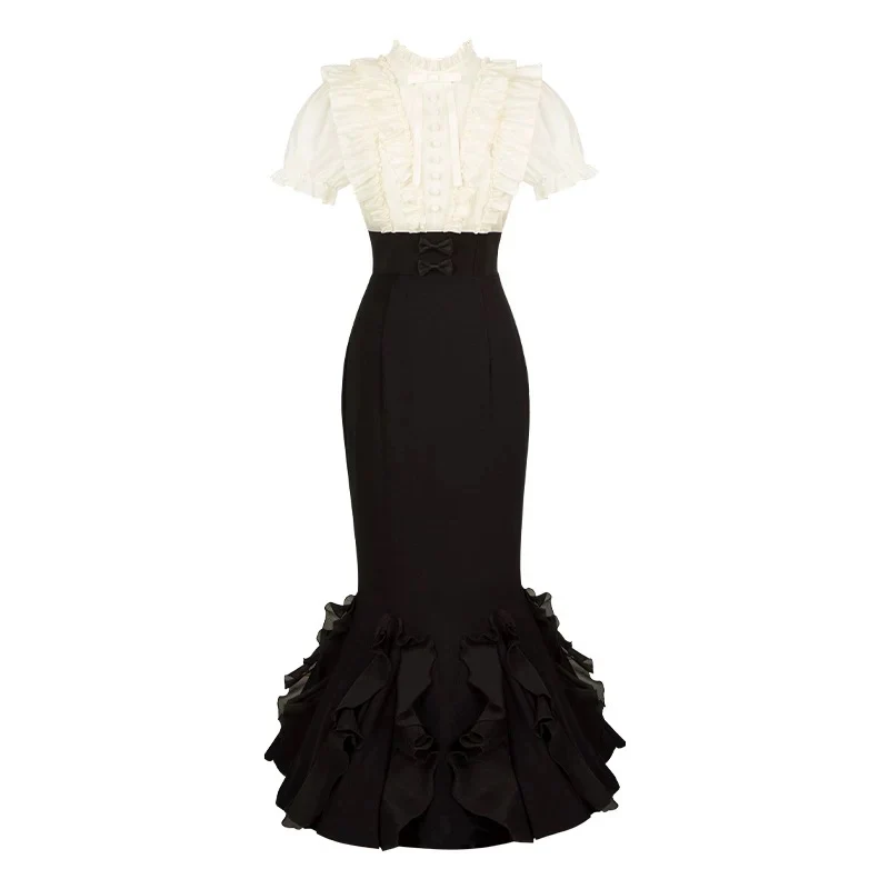 Gentle fishtail skirt suit HA2976 - Image 14