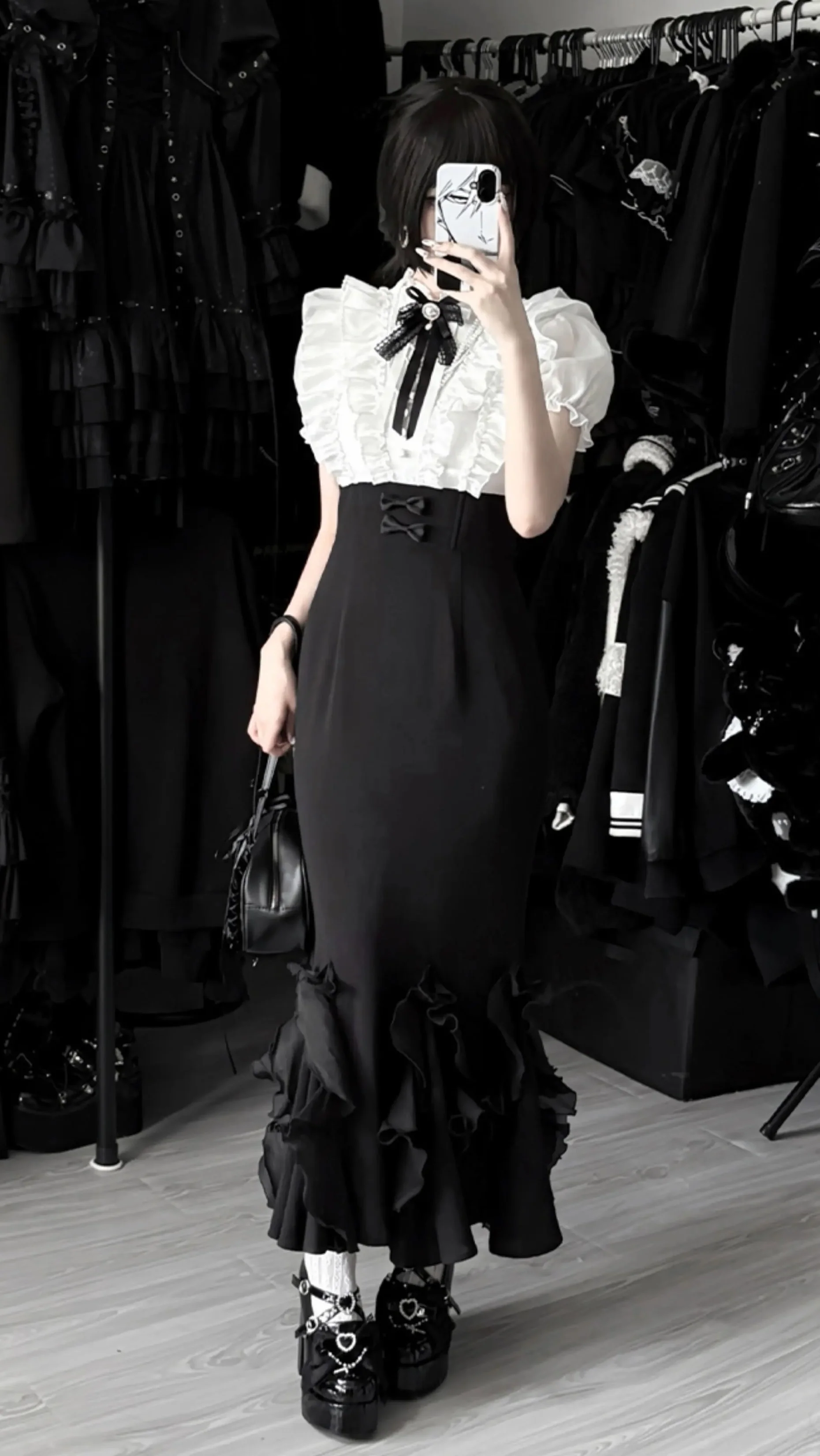 Gentle fishtail skirt suit HA2976 - Image 9
