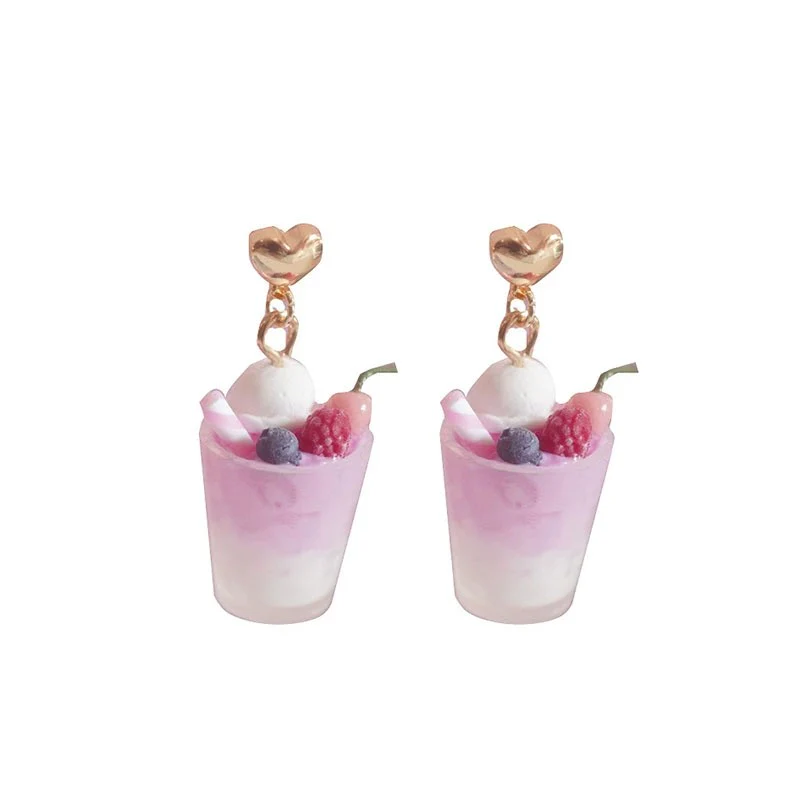 Girl Heart Pink Silver Earrings Ear Clips HA2030 - Image 5