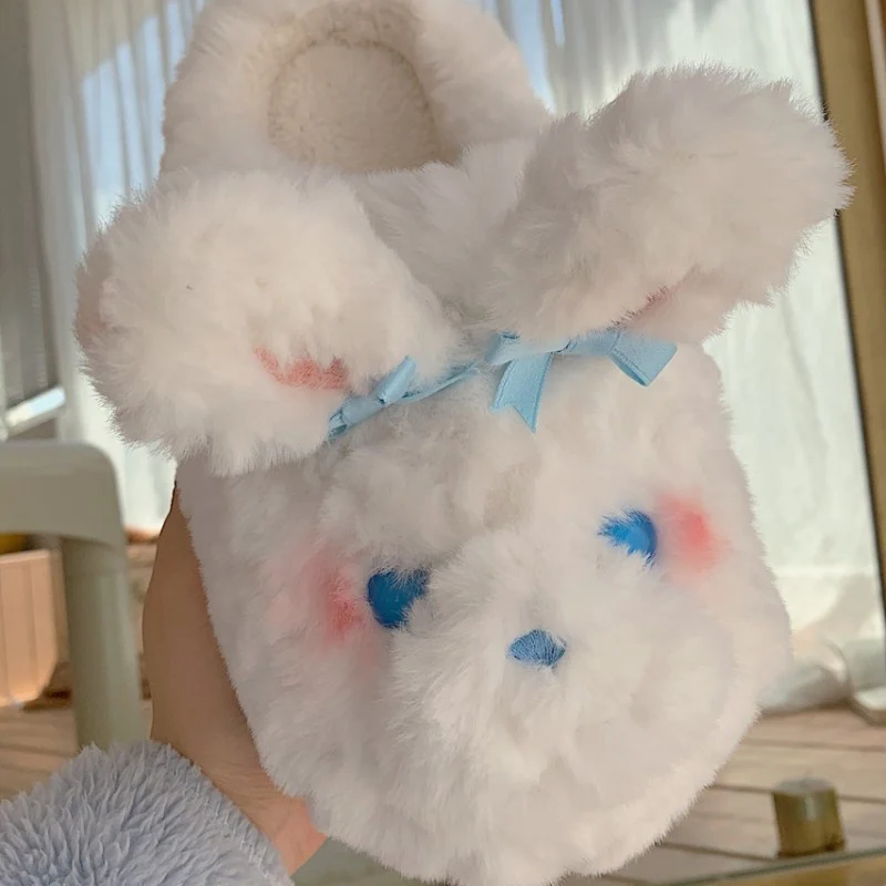Girl Heart Rabbit Cotton Slippers  HA1346 - Image 6