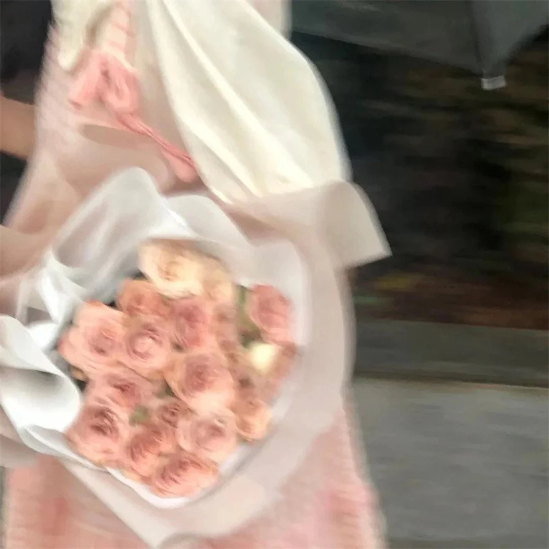 Girls Orange Pink Plaid Tie Sweet Dress   HA0830 - Image 3