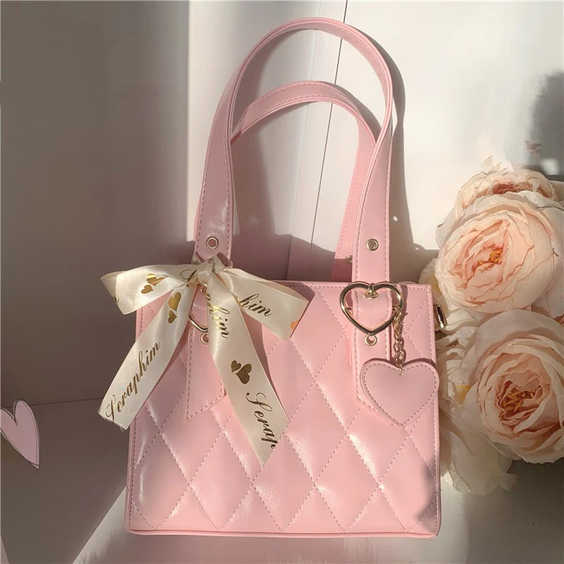 Girls' rhombus small square bag   HA1544 - Image 5