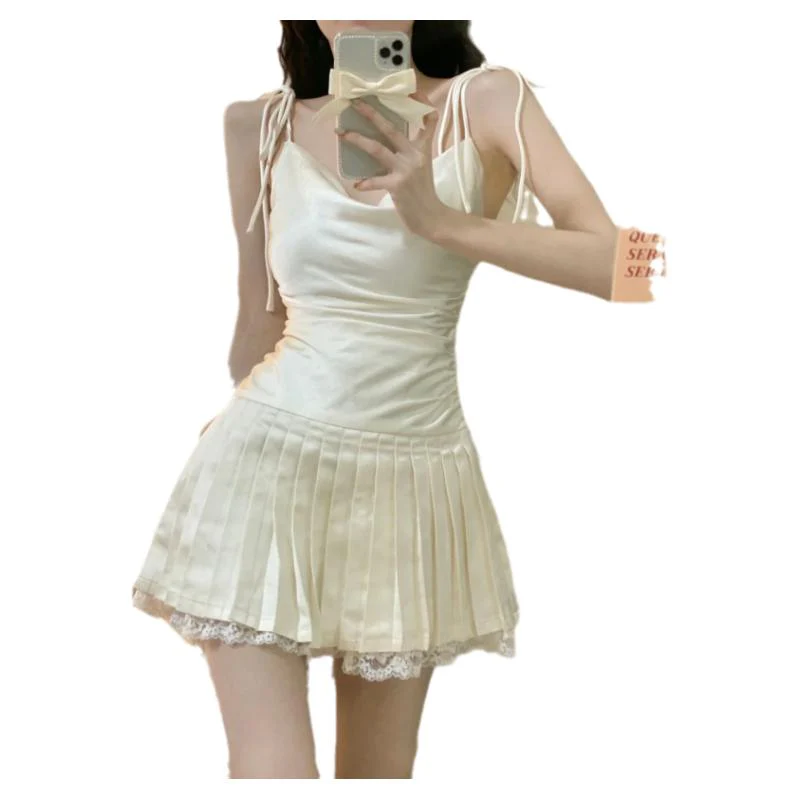 Girls suspender skirt HA1008 - Image 5