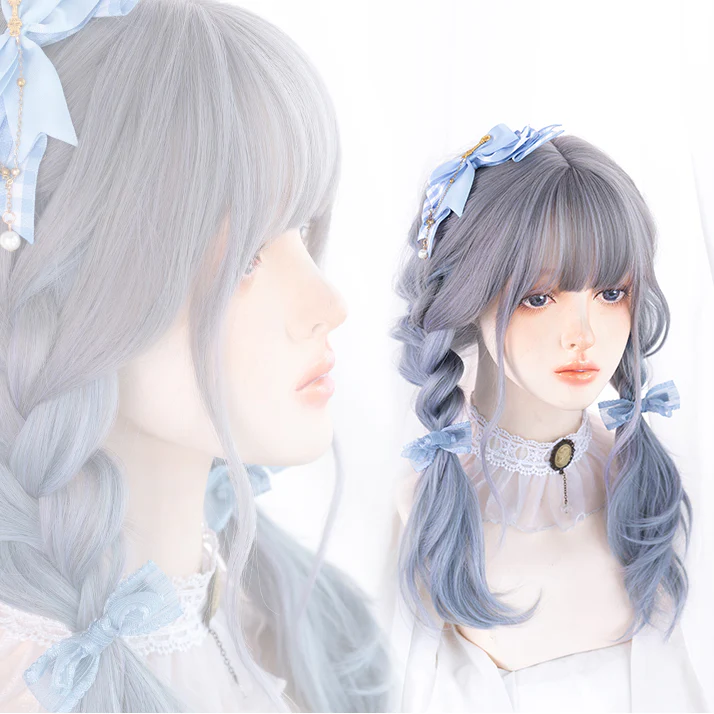 Girly light blue lolita  HA0039 - Image 3