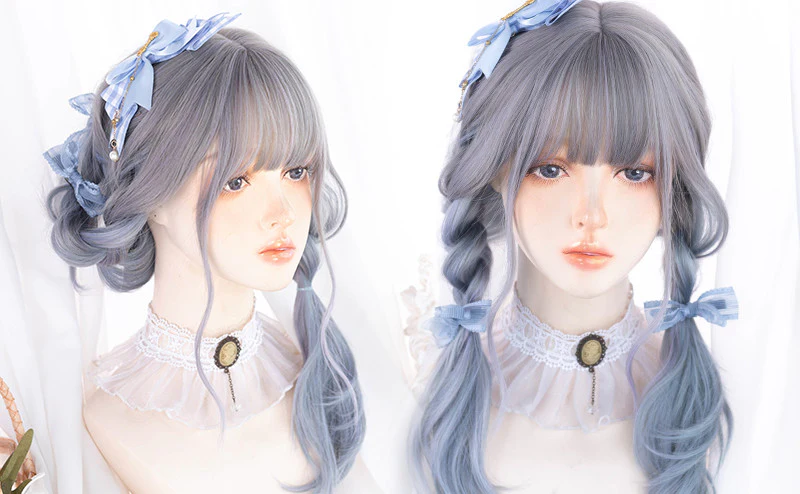 Girly light blue lolita  HA0039 - Image 5