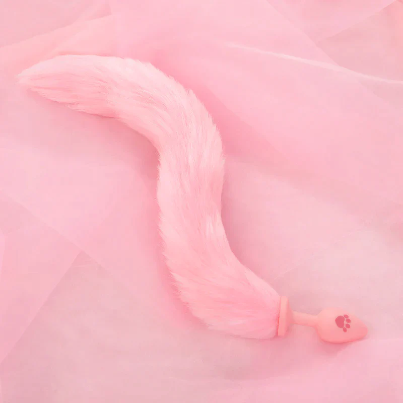 Glowing Rabbit Foxtail Anal Plug HA2354 - Image 2
