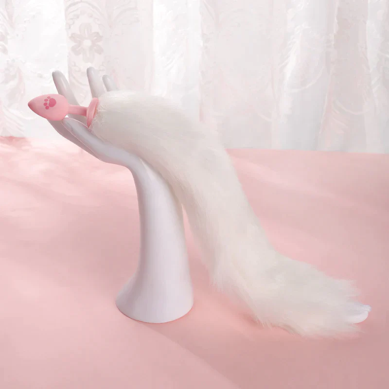 Glowing Rabbit Foxtail Anal Plug HA2354 - Image 3