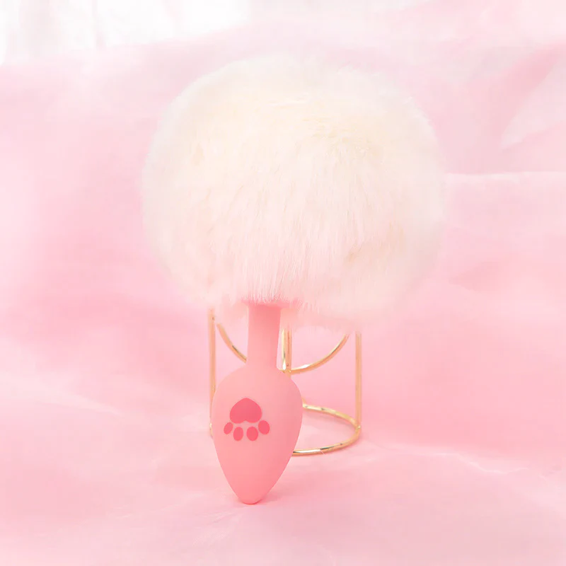 Glowing Rabbit Foxtail Anal Plug HA2354 - Image 4
