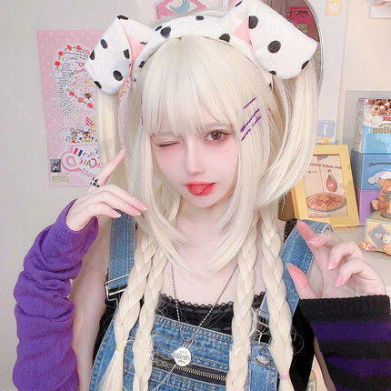 Golden jellyfish with long straight hair    HA0414 - Image 5