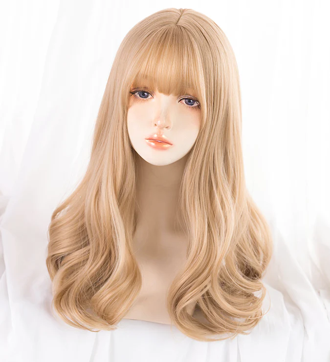 Golden Sand Natural Fluffy Big Wave Wig HA0071 - Image 2