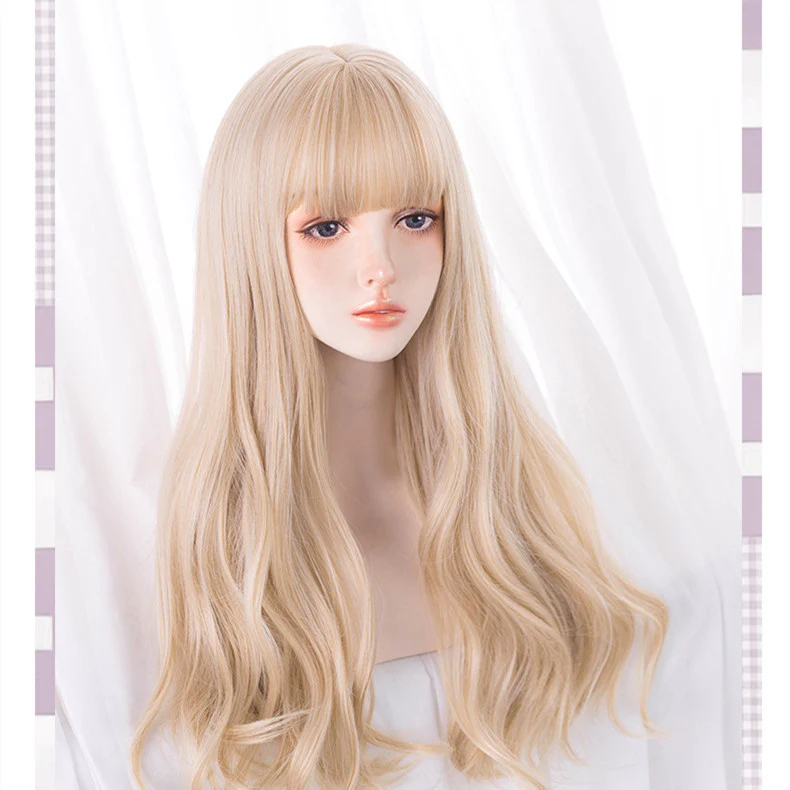 Golden Sand Natural Fluffy Big Wave Wig HA0071 - Image 4