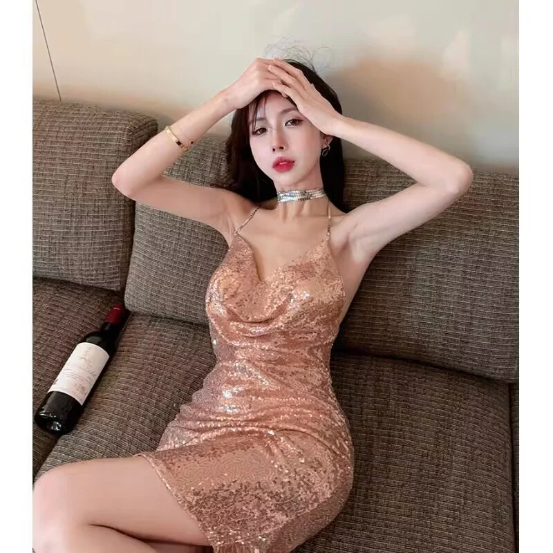 Graceful open waist sexy waist dress   HA1921 - Image 2