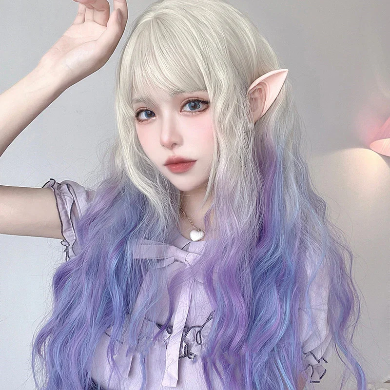 Gradient cute lolita long curly hair  HA0893 - Image 2
