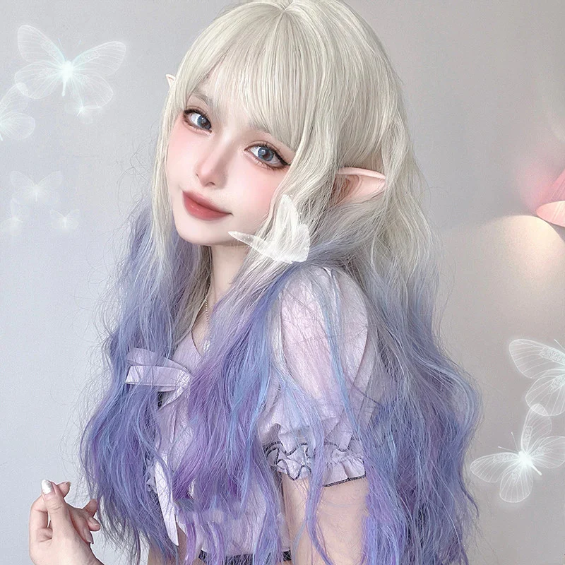 Gradient cute lolita long curly hair  HA0893 - Image 3