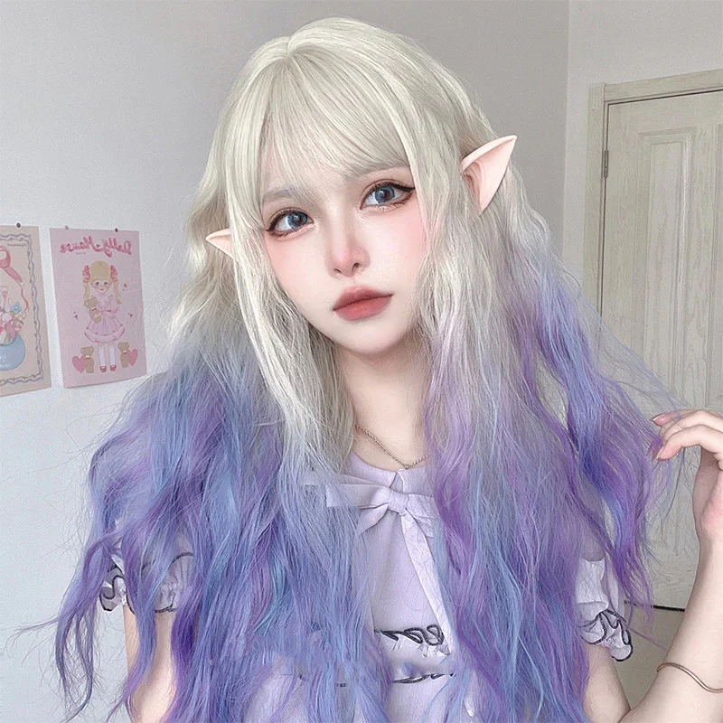 Gradient cute lolita long curly hair  HA0893 - Image 4
