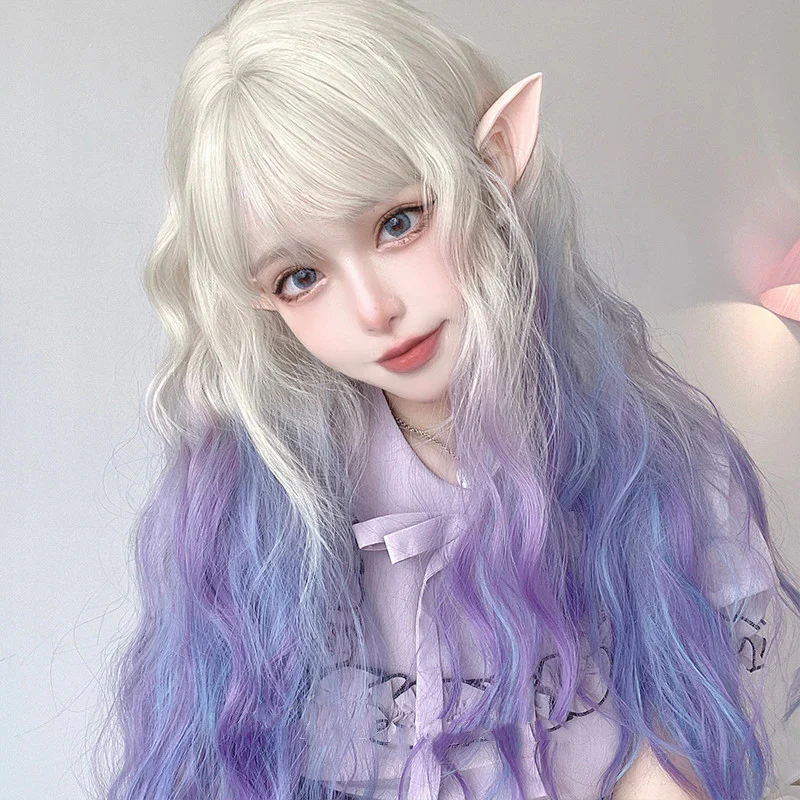 Gradient cute lolita long curly hair  HA0893 - Image 5