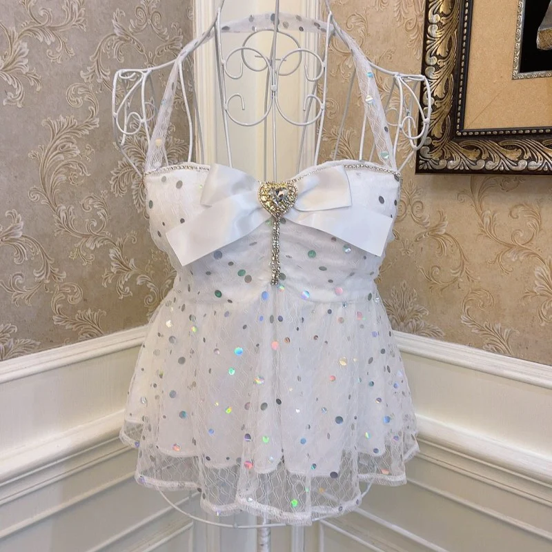Halter Neck Bow Heart Camisole   HA1954 - Image 3