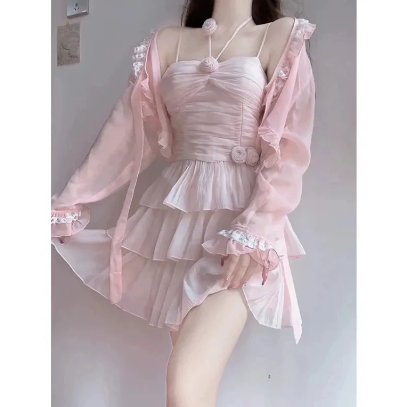 Halter Neck Flower Super Fairy Cake Dress   HA2181 - Image 5